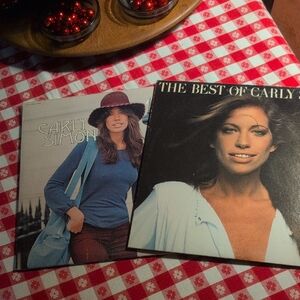 Carley Simon"2"Vintage Vinyl Record's